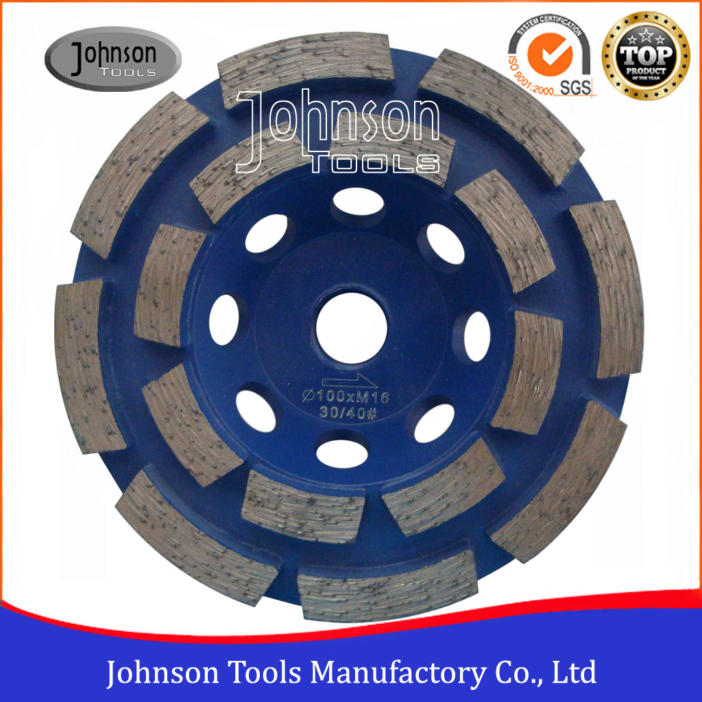 105mm Double Row Cup Wheel for Stone