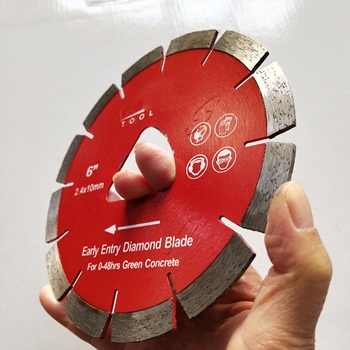 High Speed 6 Inch Concrete Saw Blade For Fresh Concrete