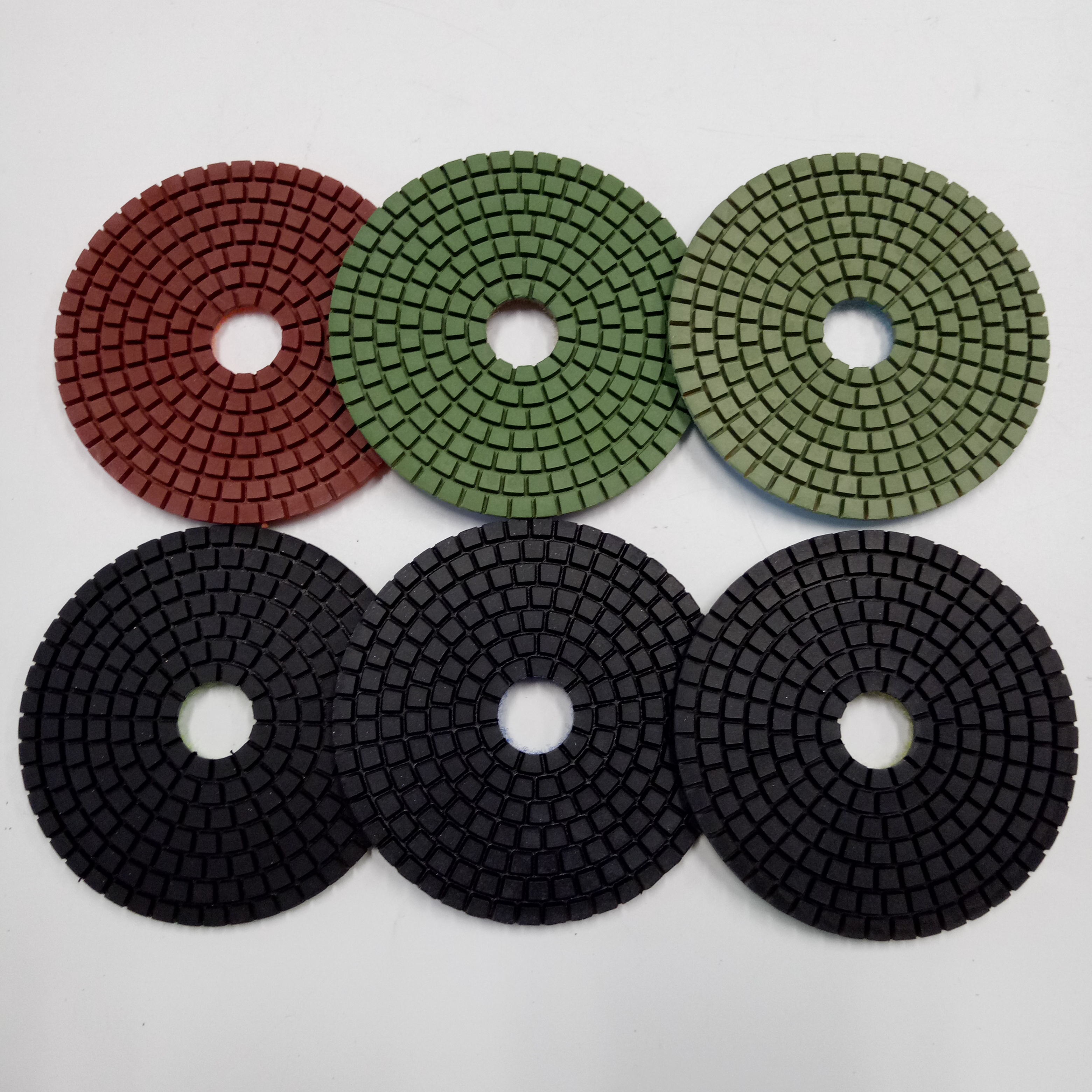 High Sharpness 4inch Wet Diamond Flexible Polishing Pad for Granite Stone